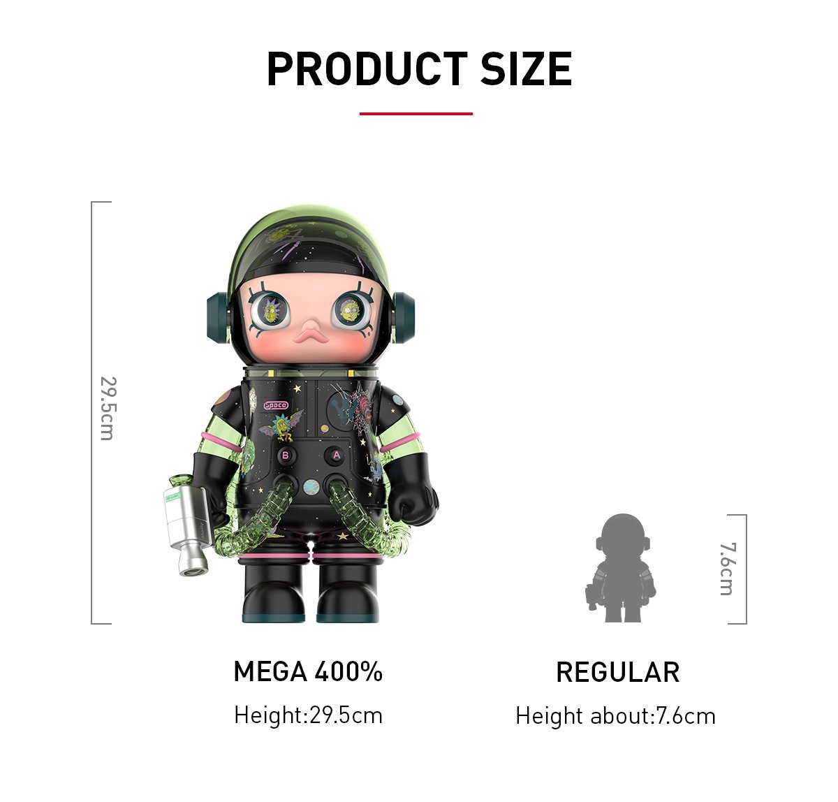 MEGA SPACE MOLLY 400% Rick and Morty - POP MART Official