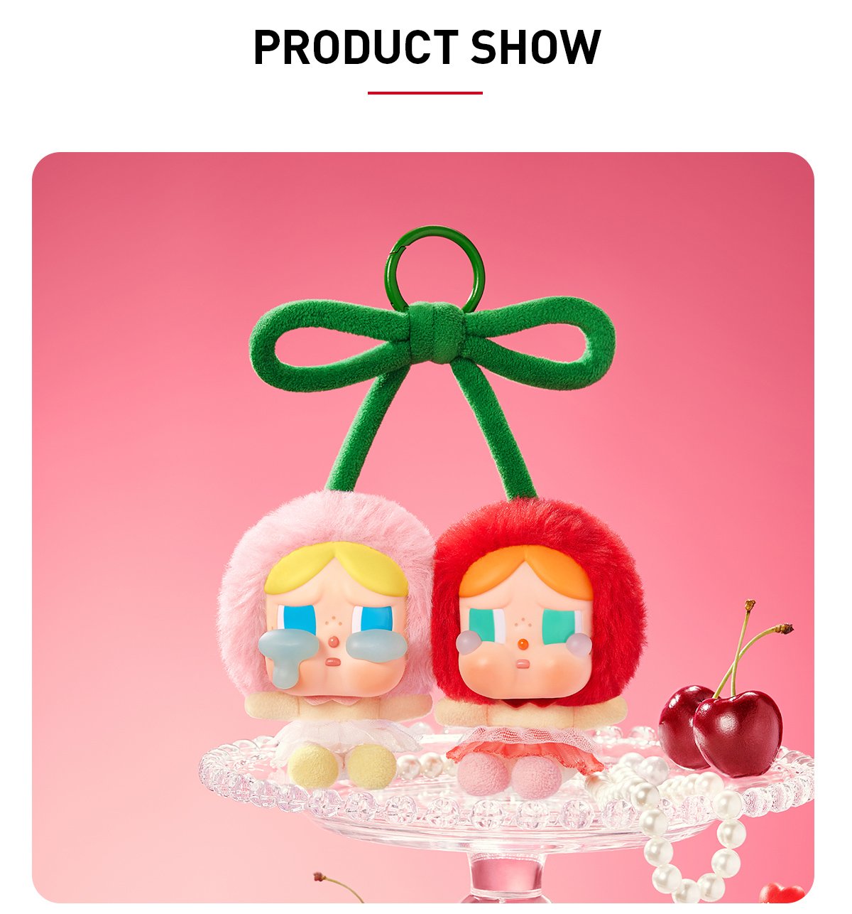 CRYBABY Crying For Love Series-Vinyl Plush Hanging Card (Love You 