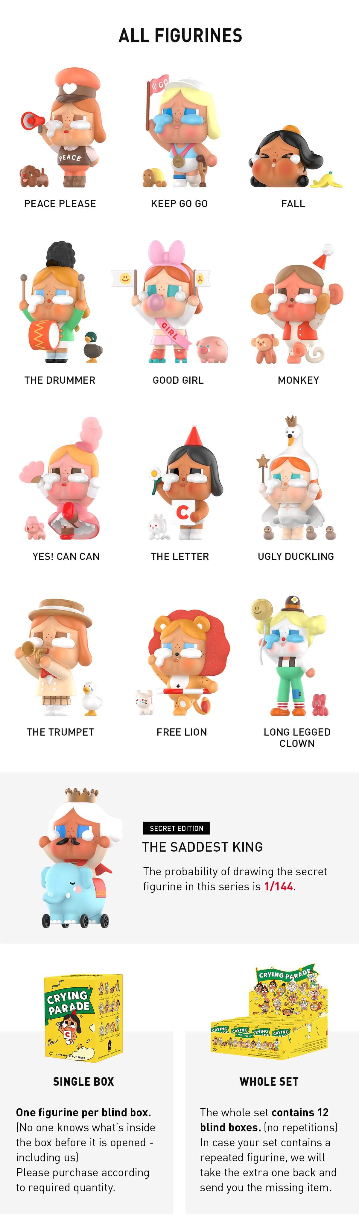 Crybaby Crying Parade Series | POP MART Official
