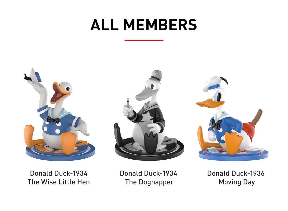 Disney Donald Duck 90th Anniversary Series Figures | POP MART Official