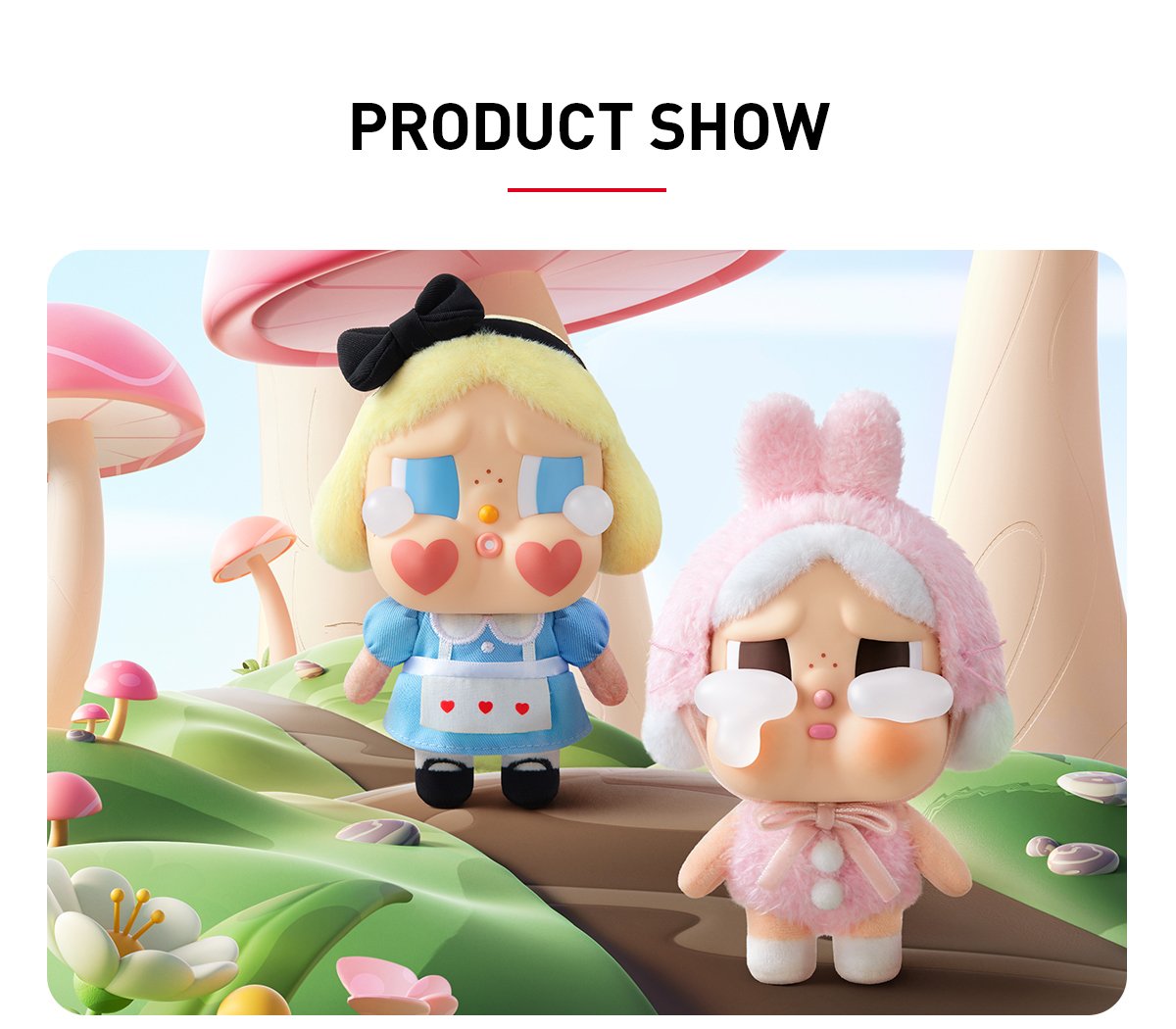CRYBABY Crying Again Series-Vinyl Face Plush Blind Box | POP MART