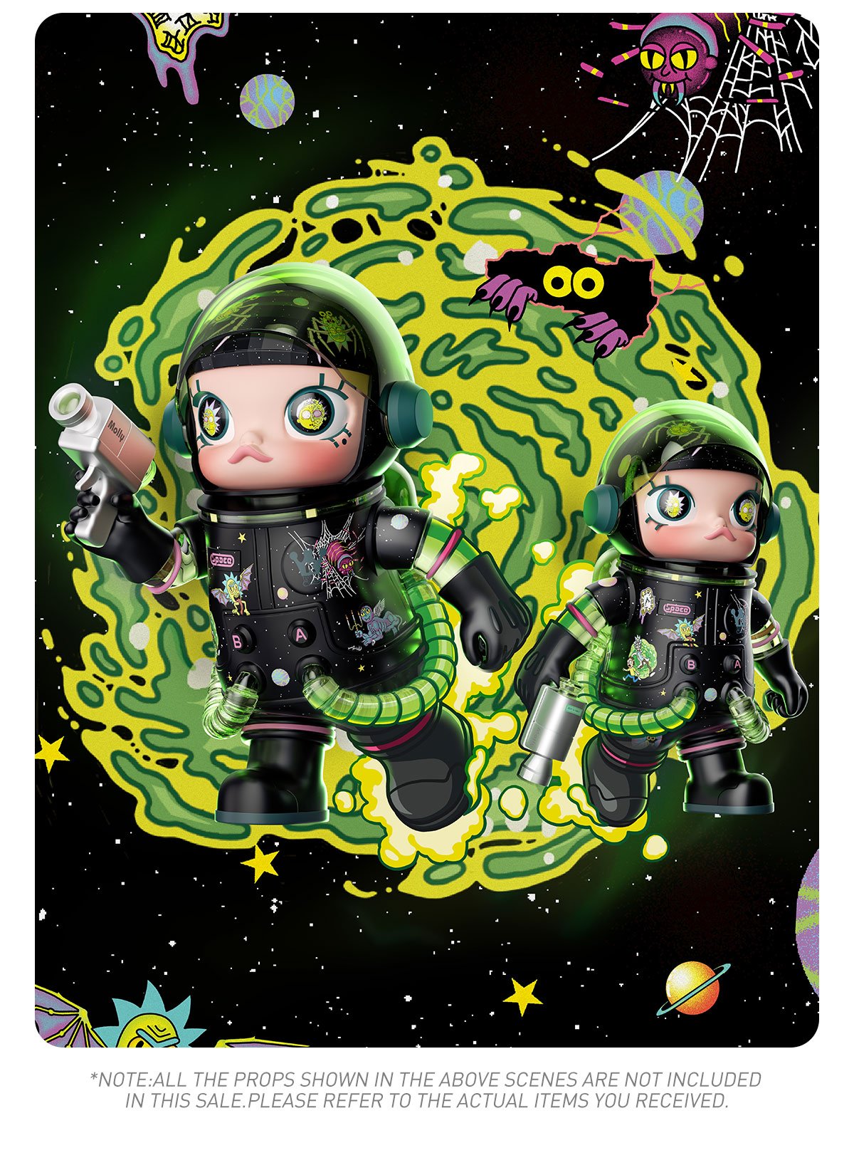 MEGA SPACE MOLLY 400% Rick and Morty - POP MART Official