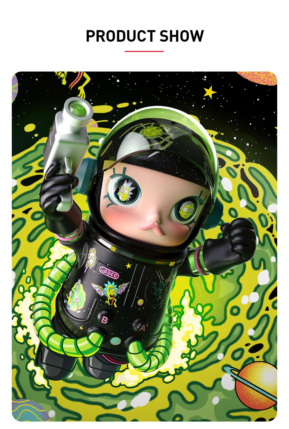 MEGA SPACE MOLLY 400% Rick and Morty - POP MART Official