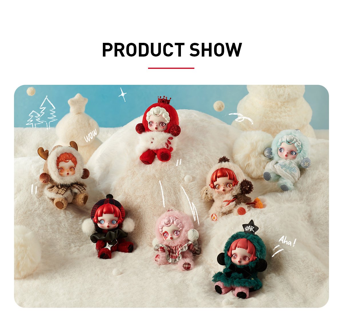 POPMART SKULLPANDA Winter Symphony シリーズ SKULLPANDA Winter Symphony Series Plush - POP MART Official