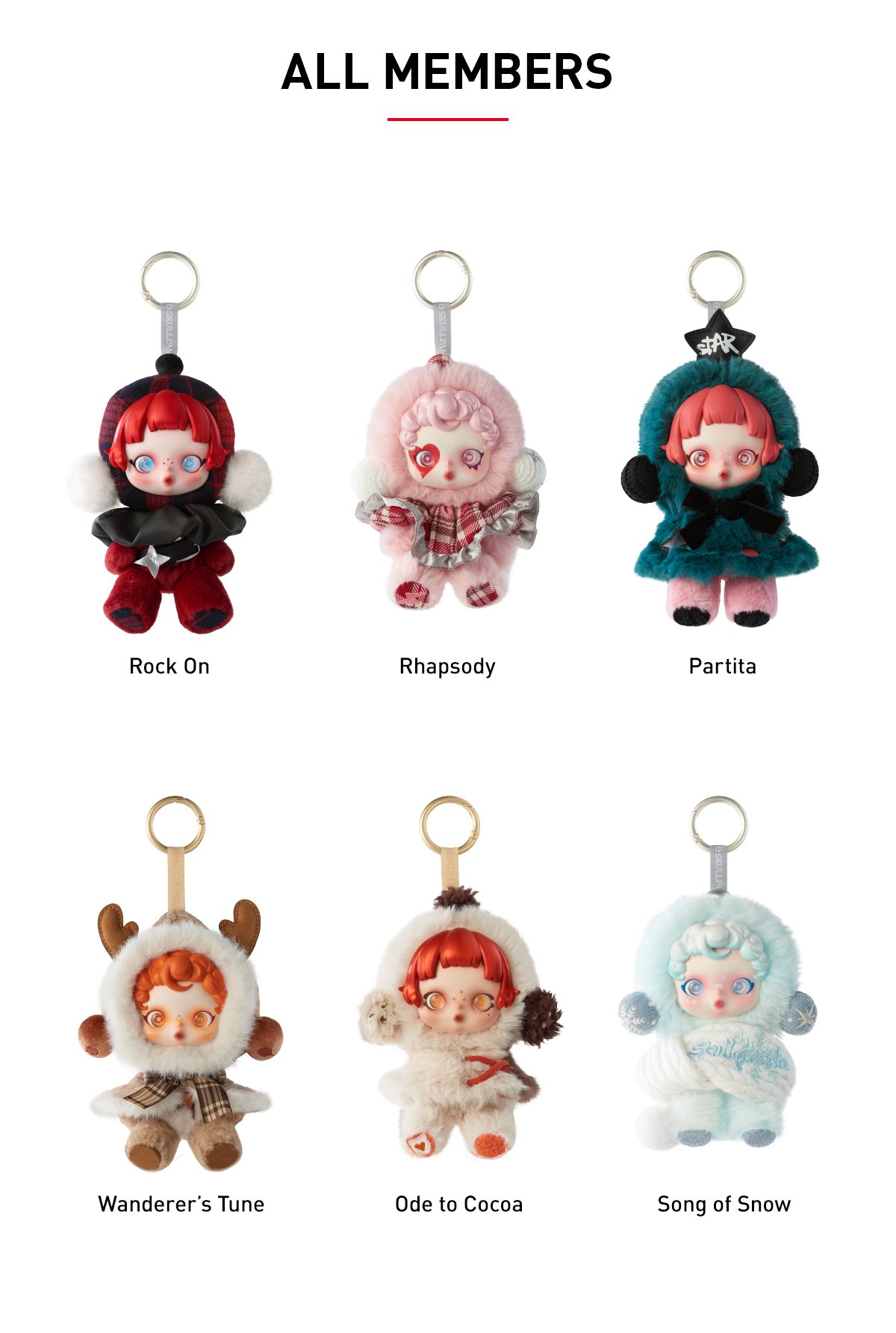 ぬいぐるみ SKULLPANDA Winter Symphony POP MART SKULLPANDA Winter Symphony Series Plush - POP MART Official