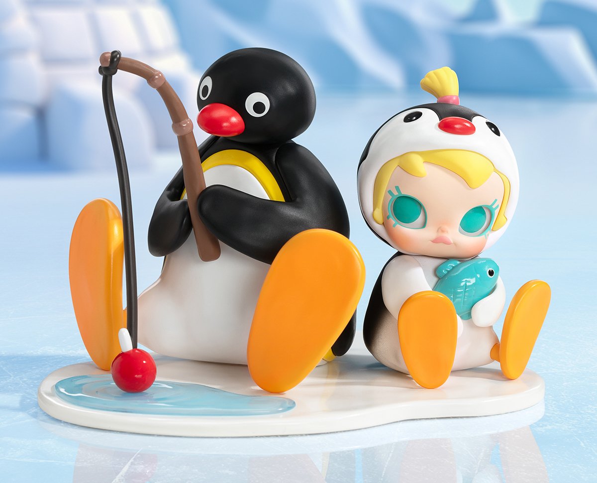 Baby Molly × PINGU Fishing Time Figure - POP MART Official