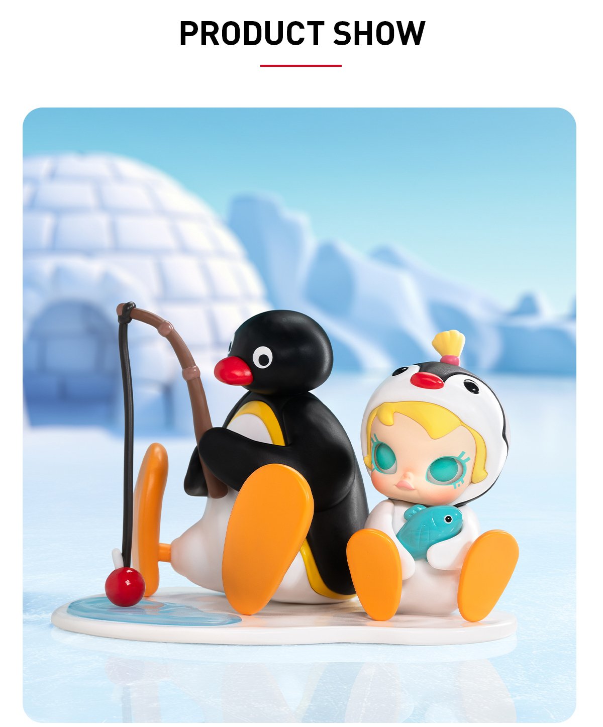 Baby Molly × PINGU Fishing Time Figure - POP MART Official