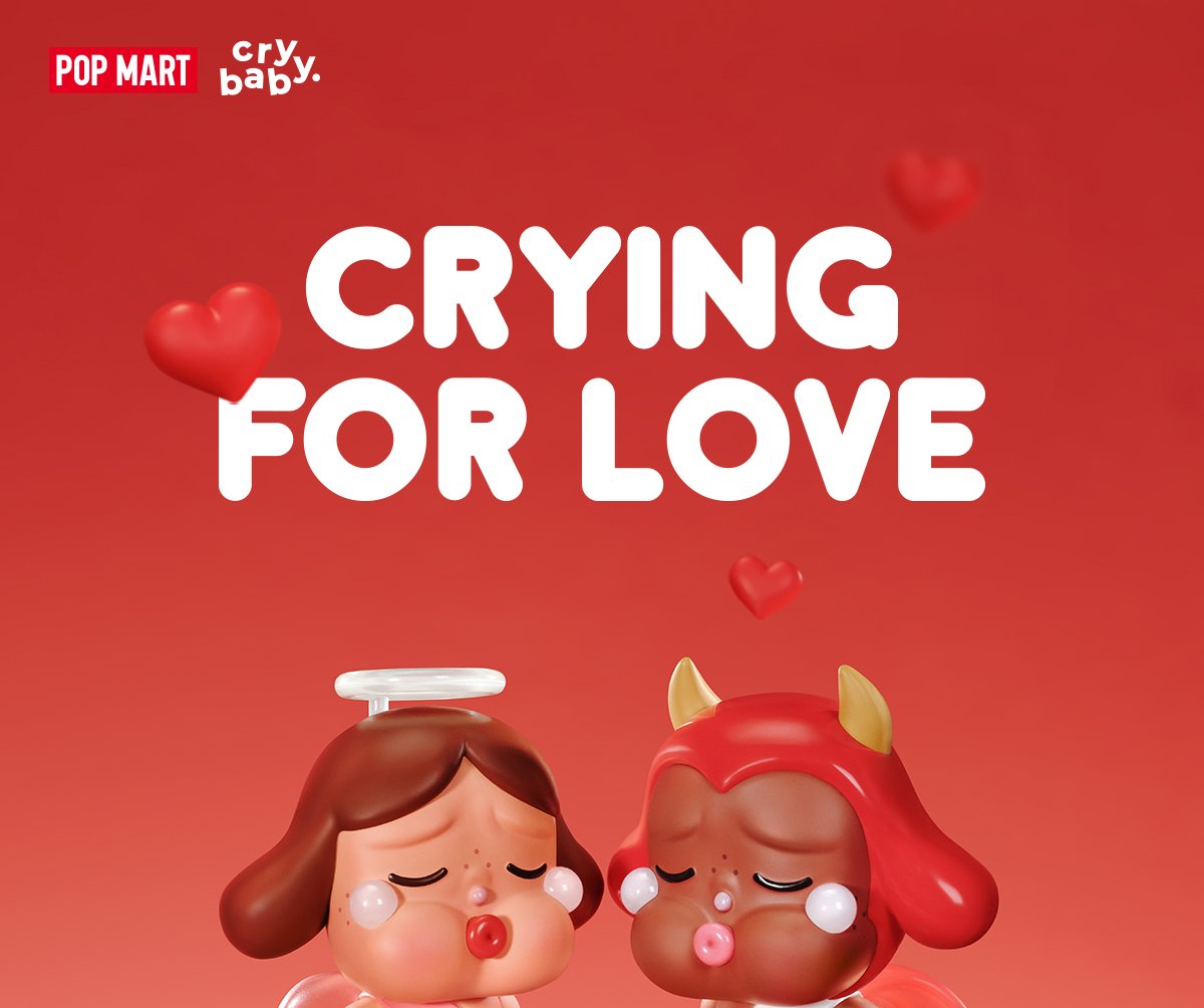 CRYBABY Crying For Love Series Figures | POP MART Official
