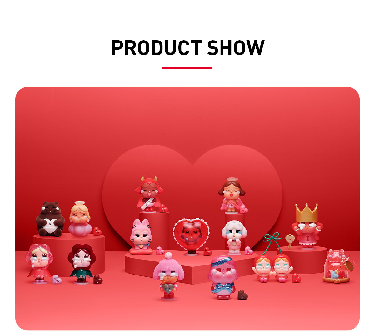 CRYBABY Crying For Love Series Figures | POP MART Official