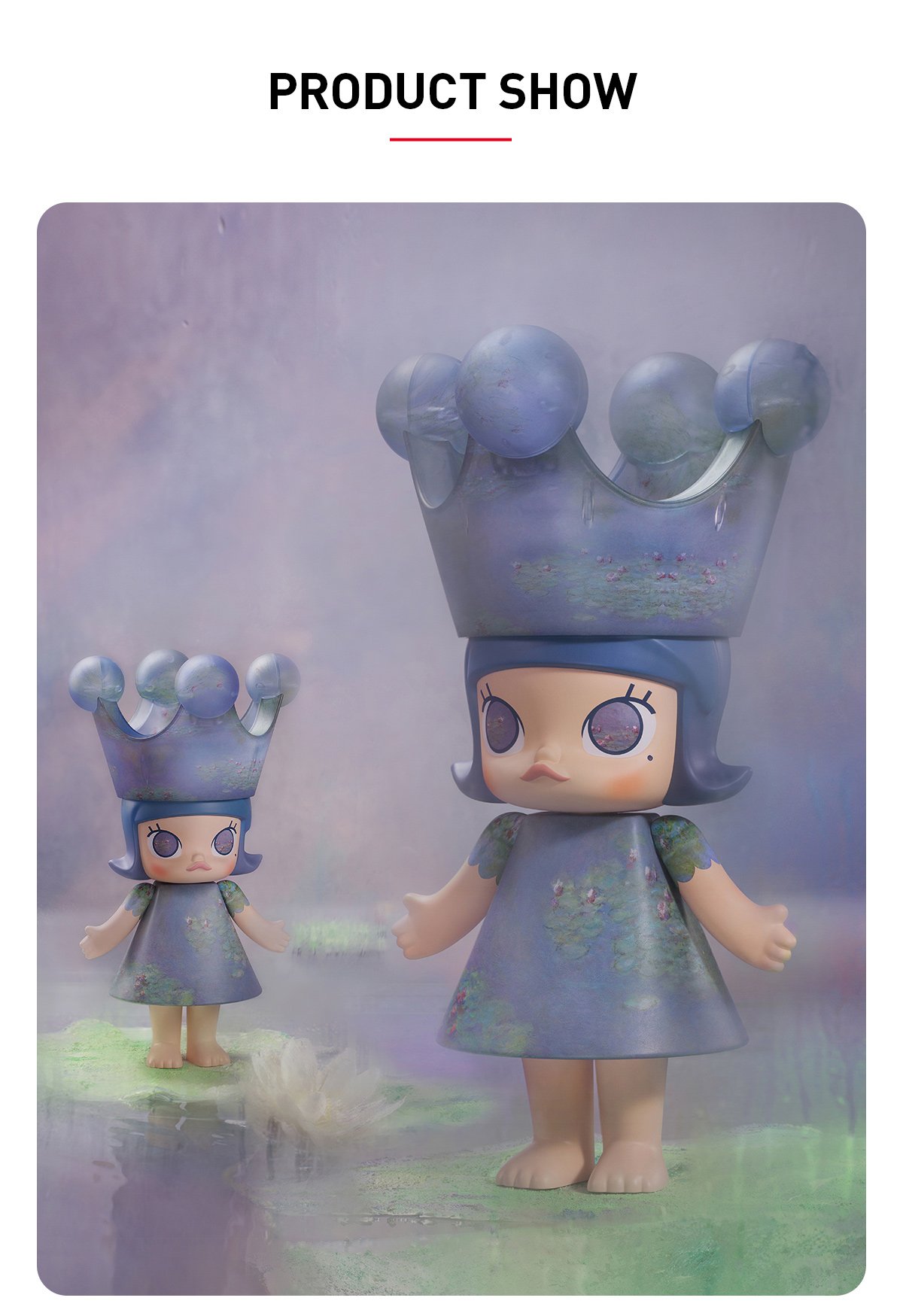 MEGA ROYAL MOLLY 1000% Monet-Les Nymphéas