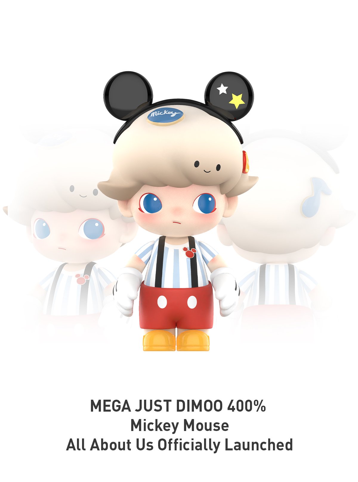 DIMOO WORLD ミッキー　POP MART MEGA JUST DIMOO 400% Mickey Mouse | POP MART Official