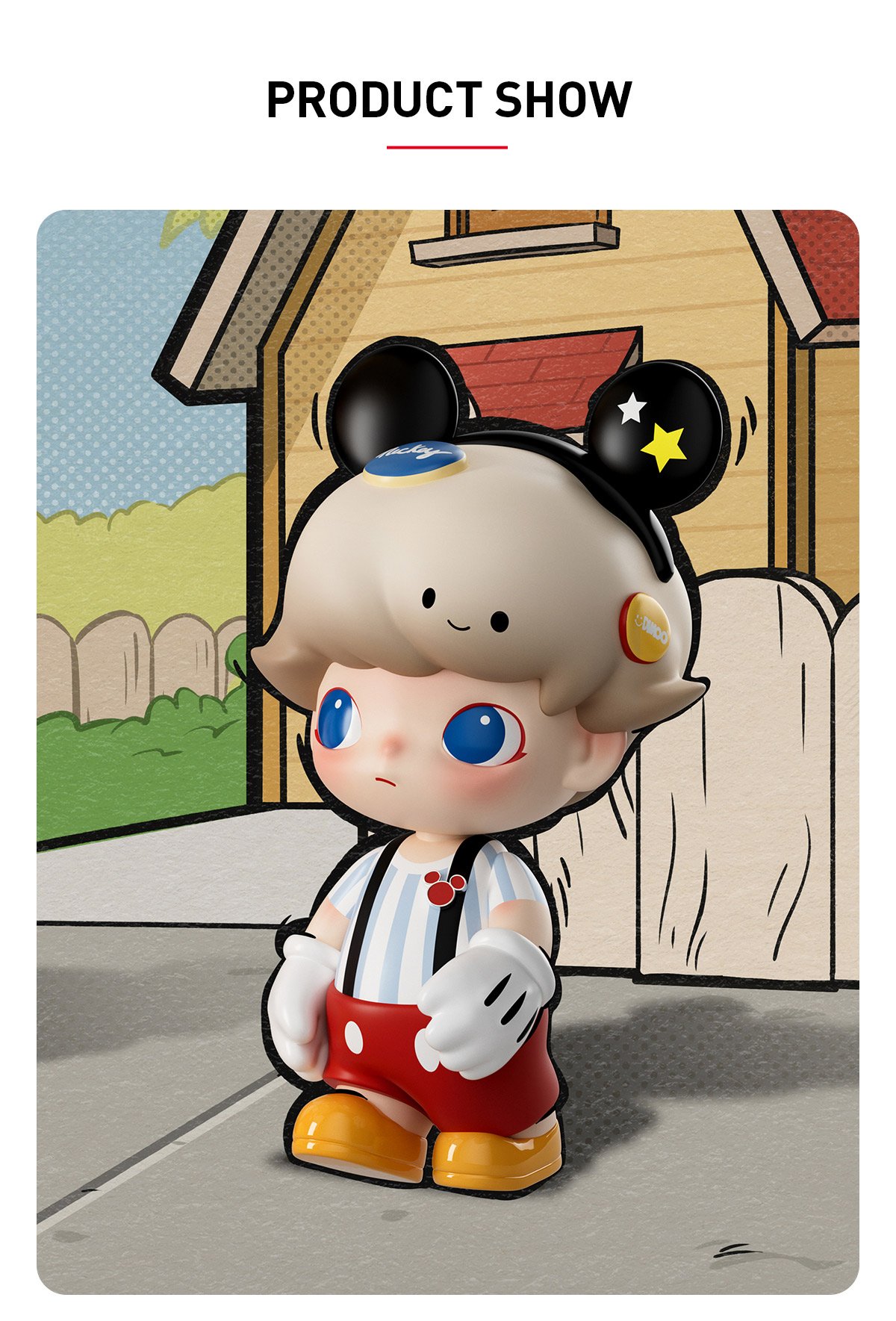 MEGA JUST DIMOO 400% Mickey Mouse | POP MART Official