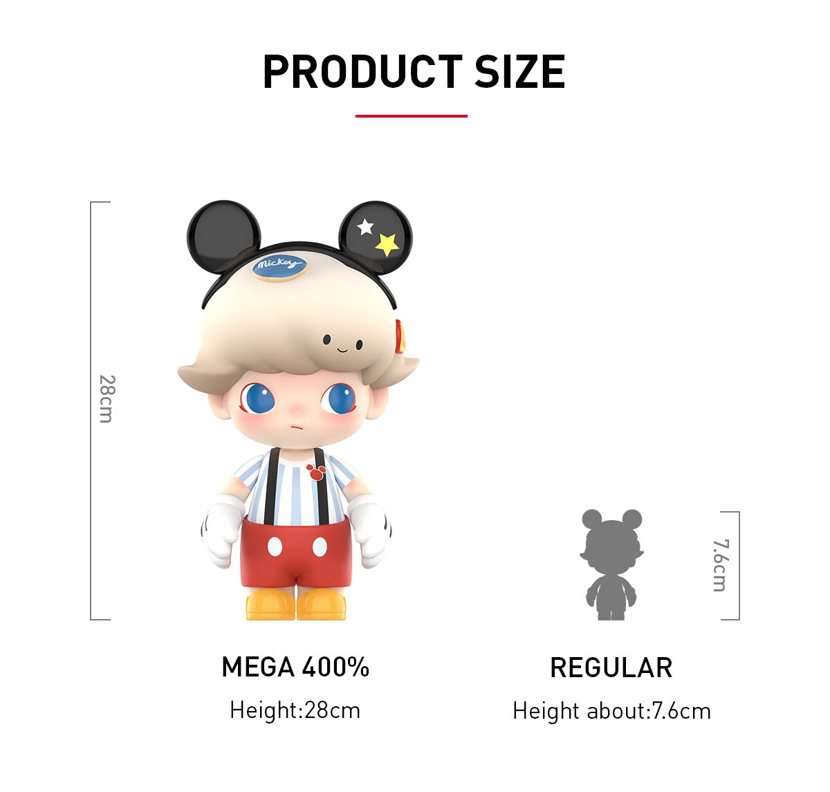 MEGA JUST DIMOO 400% Mickey Mouse | POP MART Official