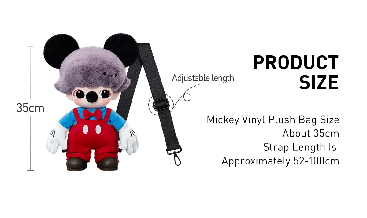 DIMOO WORLD × DISNEY Series-Mickey Vinyl Plush Bag | POP MART Official