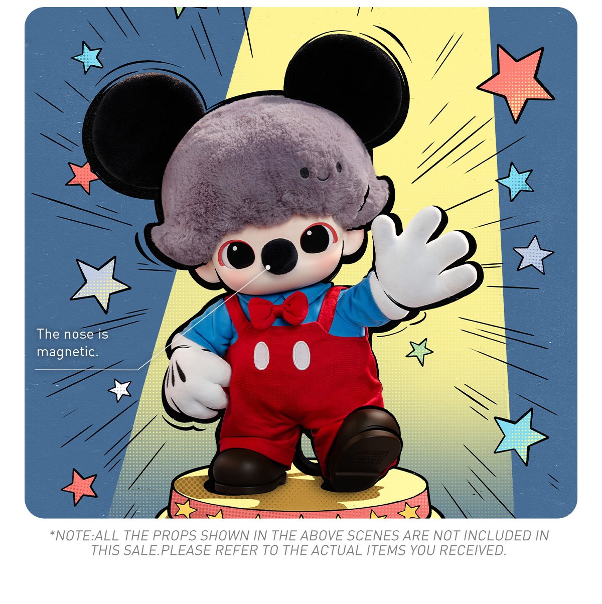 DIMOO WORLD × DISNEY Series-Mickey Vinyl Plush Bag - POP MART Official