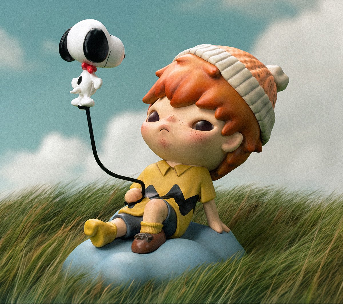 Hirono × Snoopy Figure - POP MART Official