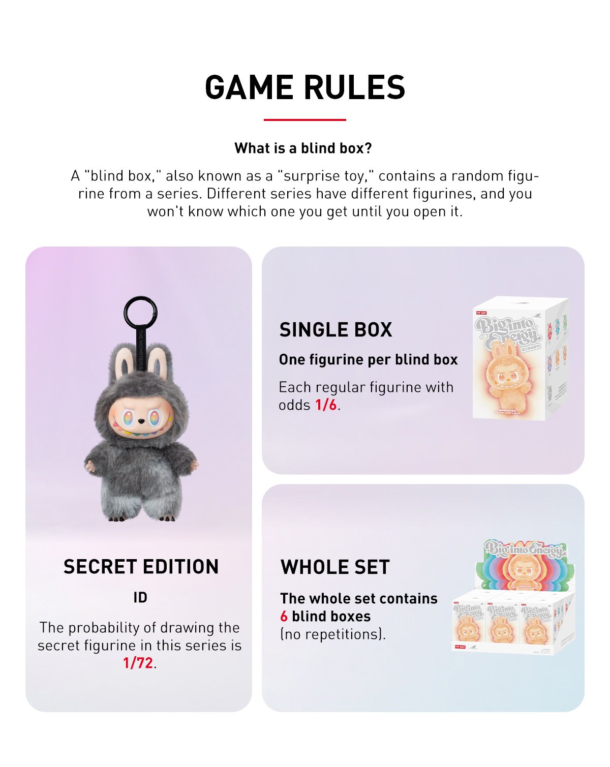 ぬいぐるみ Big into Energy Vinyl Figure Blind Box THE MONSTERS Big into Energy Series-Vinyl Plush Pendant Blind Box