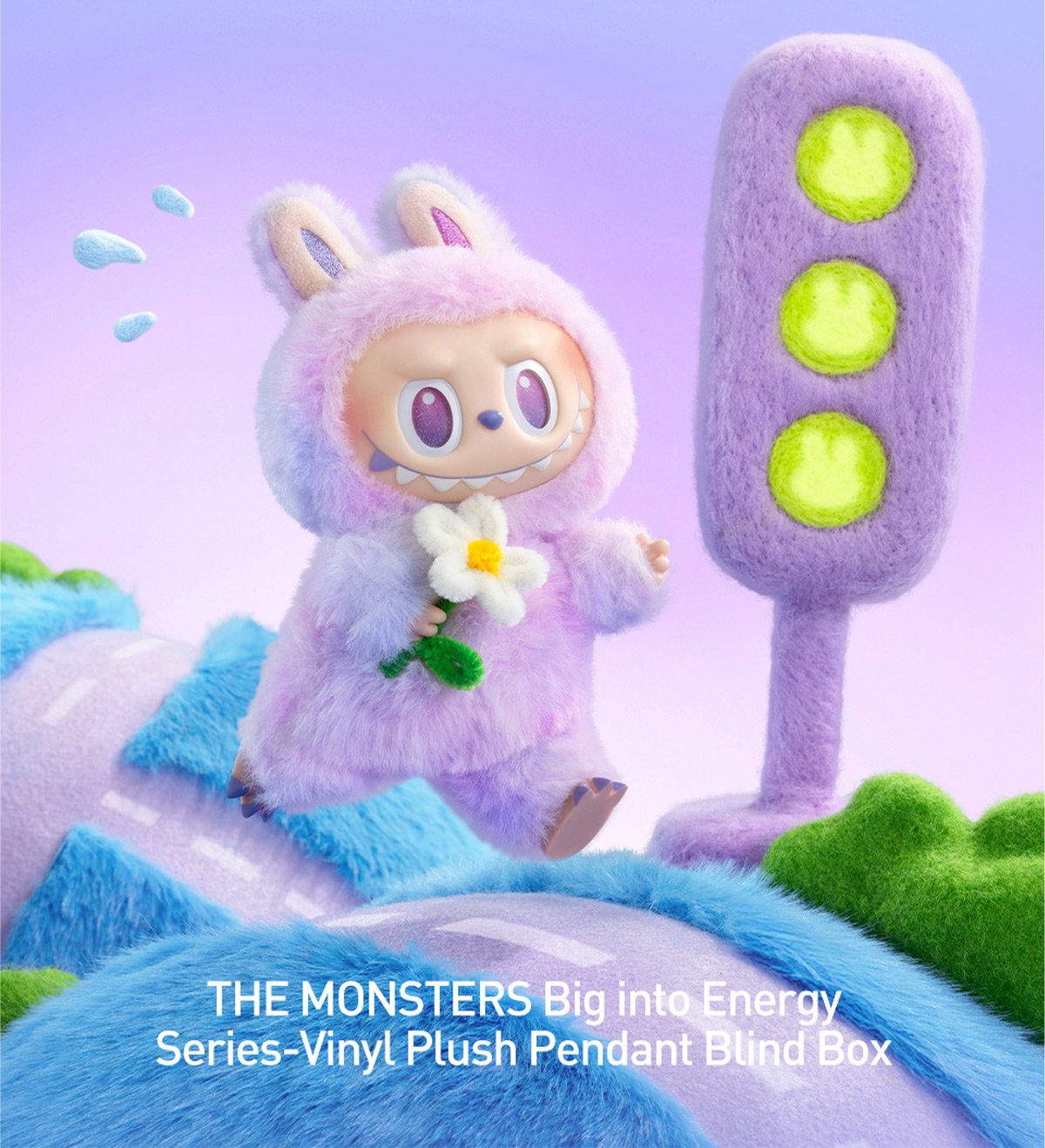 【店頭購入品·未開封】THE MONSTERS Big into Energy THE MONSTERS Big into Energy Series-Vinyl Plush Pendant Blind Box