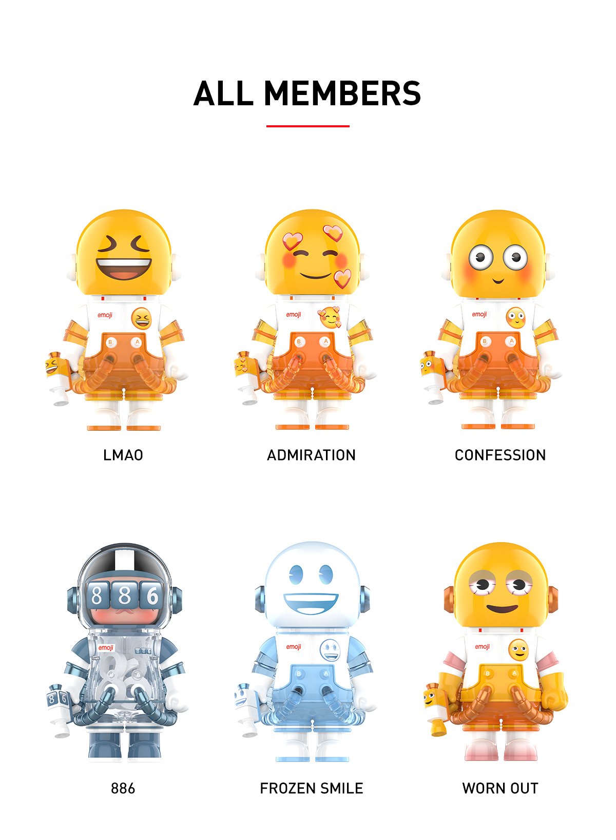 MEGA SPACE MOLLY 100% × emoji™ Series - POP MART Official