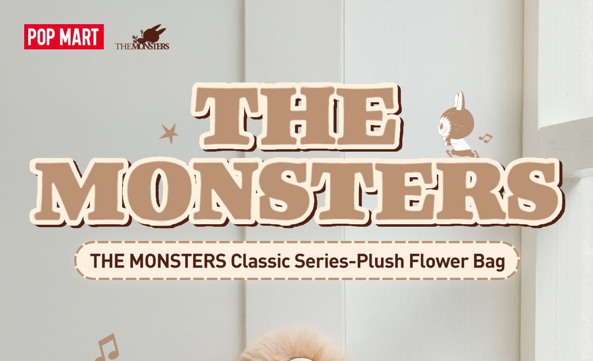 THE MONSTERS Classic Series-Plush Flower Bag | POP MART Official