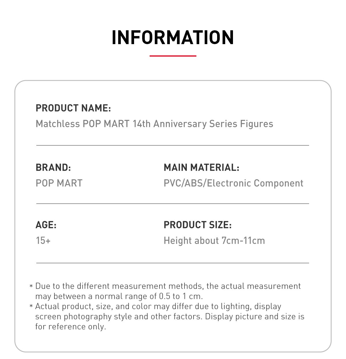 Matchless POP MART 14th Anniversary Series Figures | POP MART Official