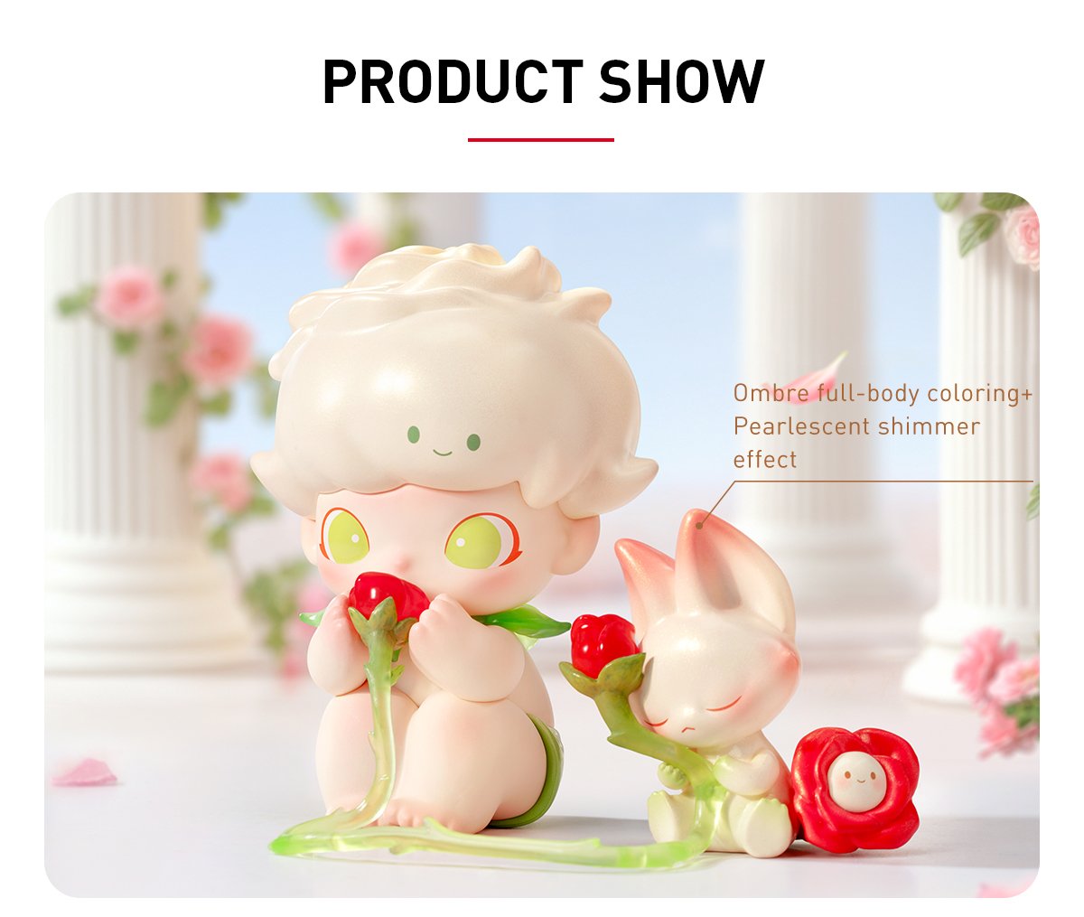 DIMOO An Enchanted Rose フィギュアセット　ディムー DIMOO Whisper of the Rose Figure - POP MART Official