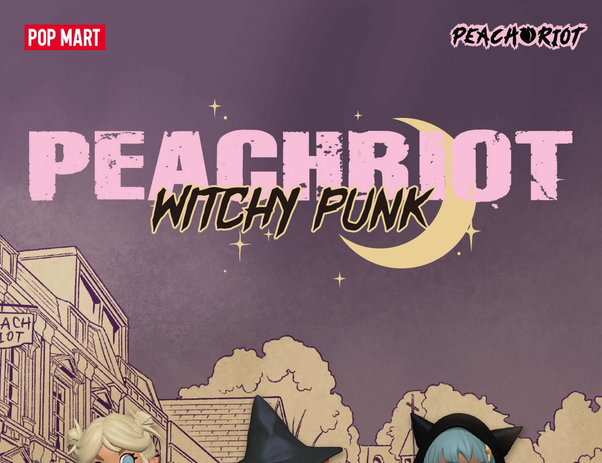 Peach Riot Witchy Punk Figures - POP MART Official