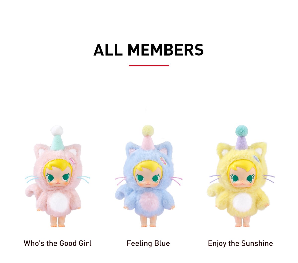 Baby Molly Pocket Friends Series-Vinyl Plush Pendant Blind Box