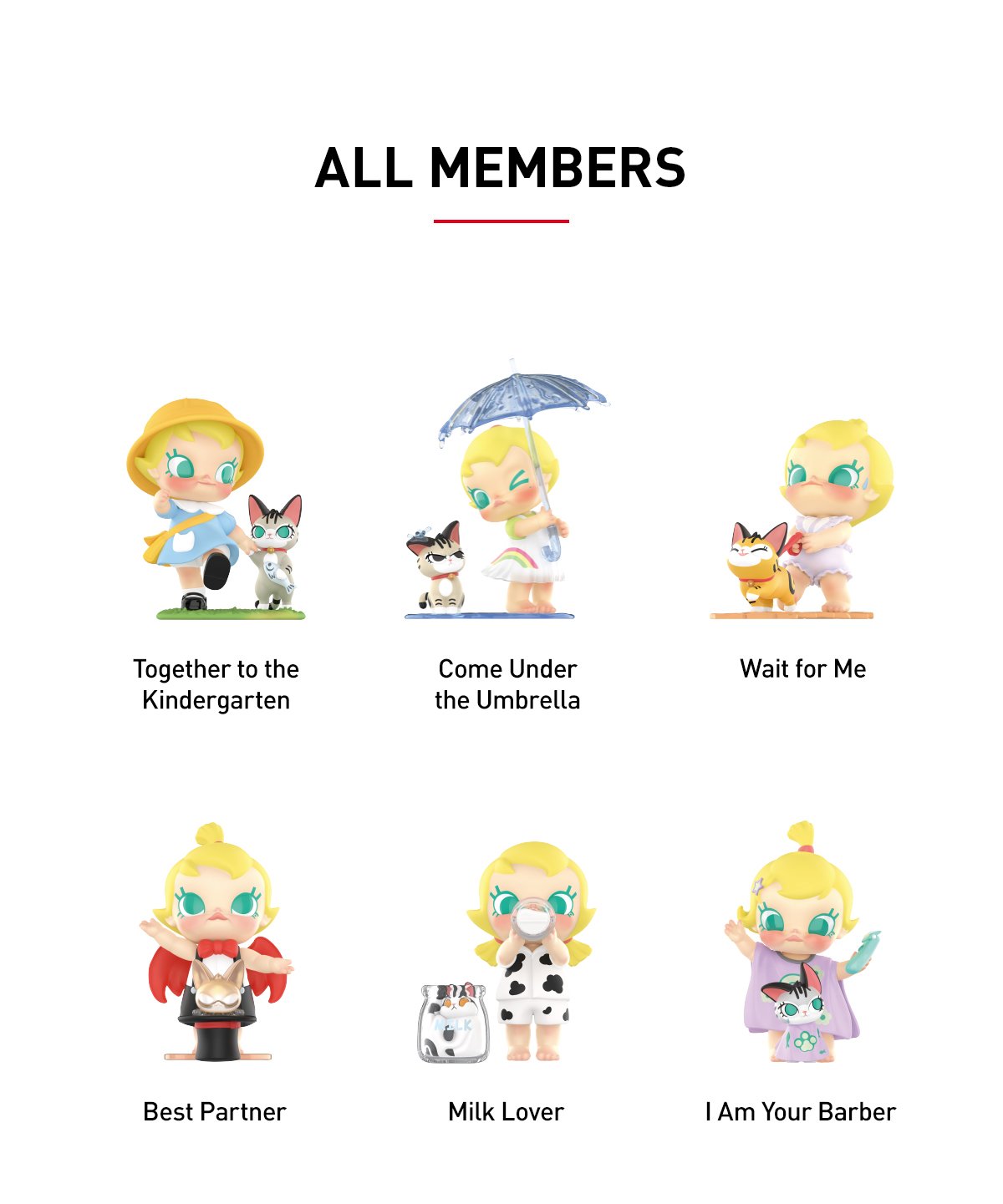 Baby Molly & Baby Tabby Series Figures - POP MART Official