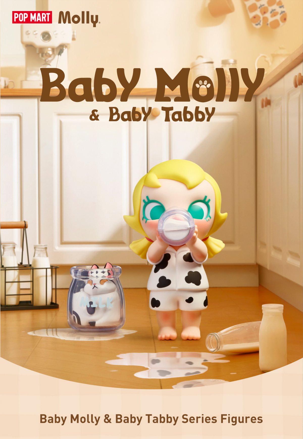 Baby Molly & Baby Tabby Series Figures - POP MART Official