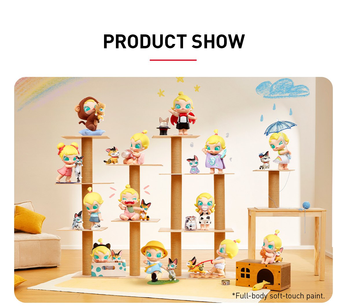Baby Molly & Baby Tabby Series Figures - POP MART Official