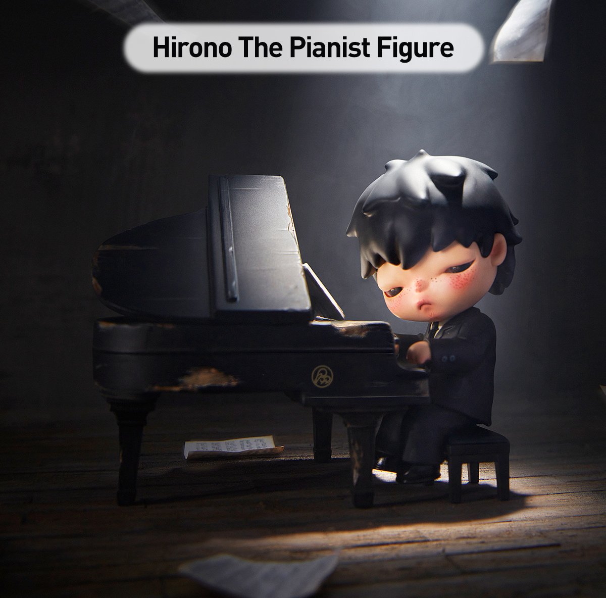 Hirono The Pianist Figure popmart 正規品 Hirono The Pianist Figure - POP MART Official