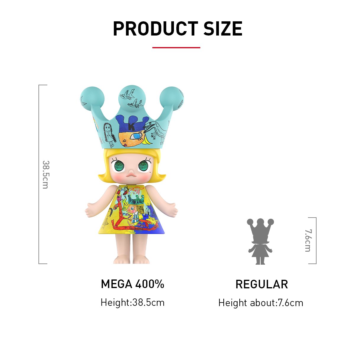MEGA ROYAL MOLLY 400% Childishness - POP MART Official