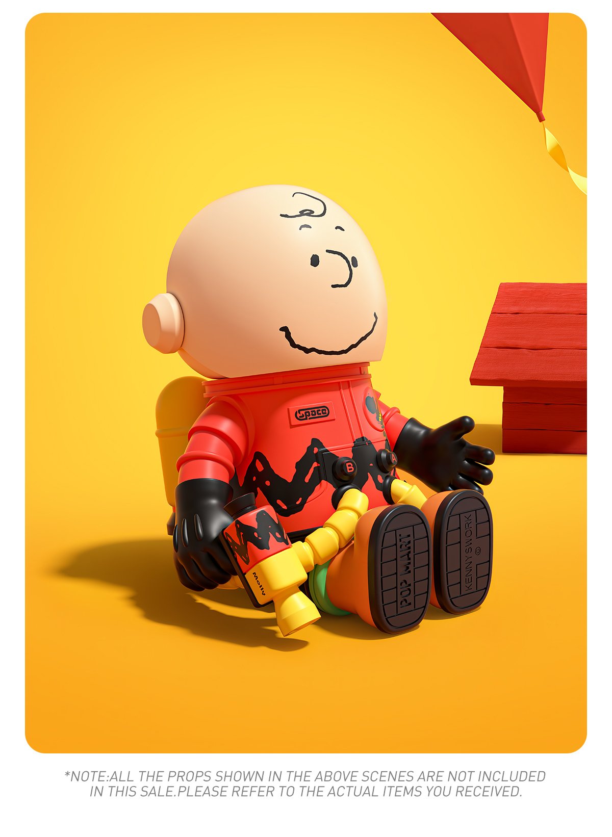 MEGA SPACE MOLLY 100% Charlie Brown & Snoopy | POP MART Official