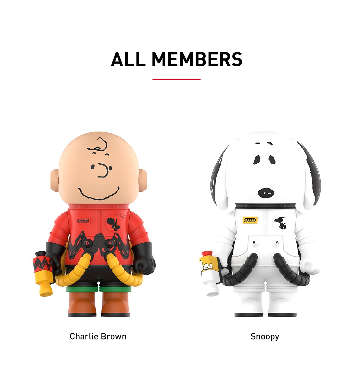 MEGA SPACE MOLLY 100% Charlie Brown & Snoopy - POP MART Official