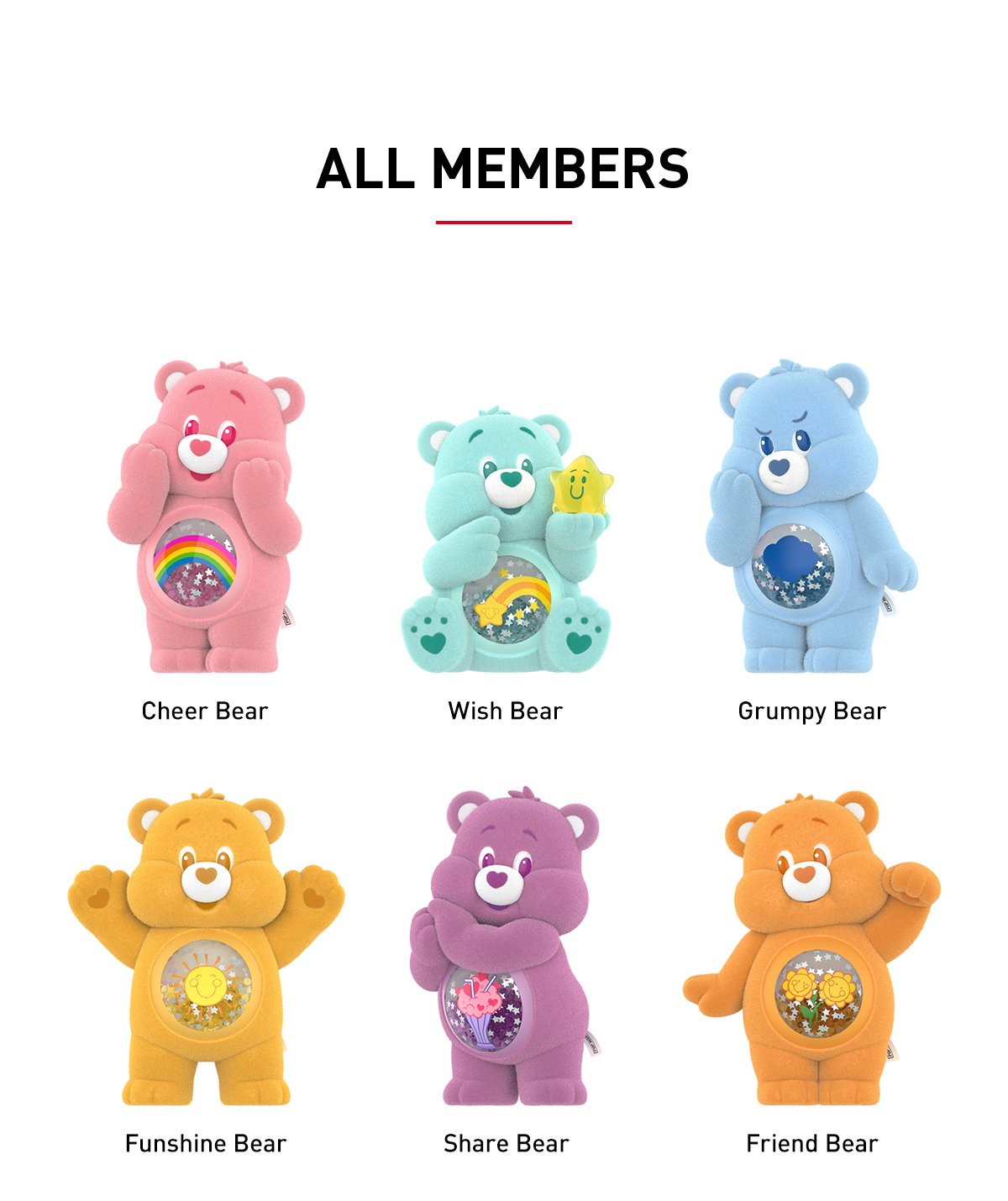 Care Bears Colorful Hugs Series Figures | POP MART Official