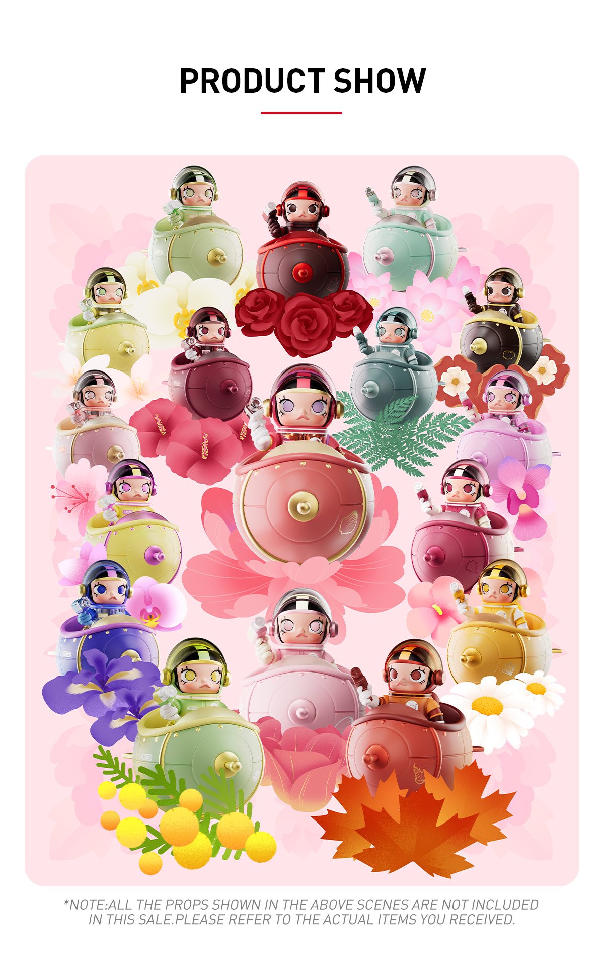 MEGA SPACE MOLLY 100% Blooming-Fleur de lys - POP MART Official