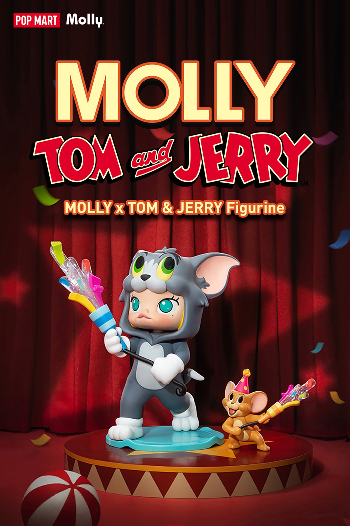 MOLLY × TOM & JERRY Figurine - POP MART Official