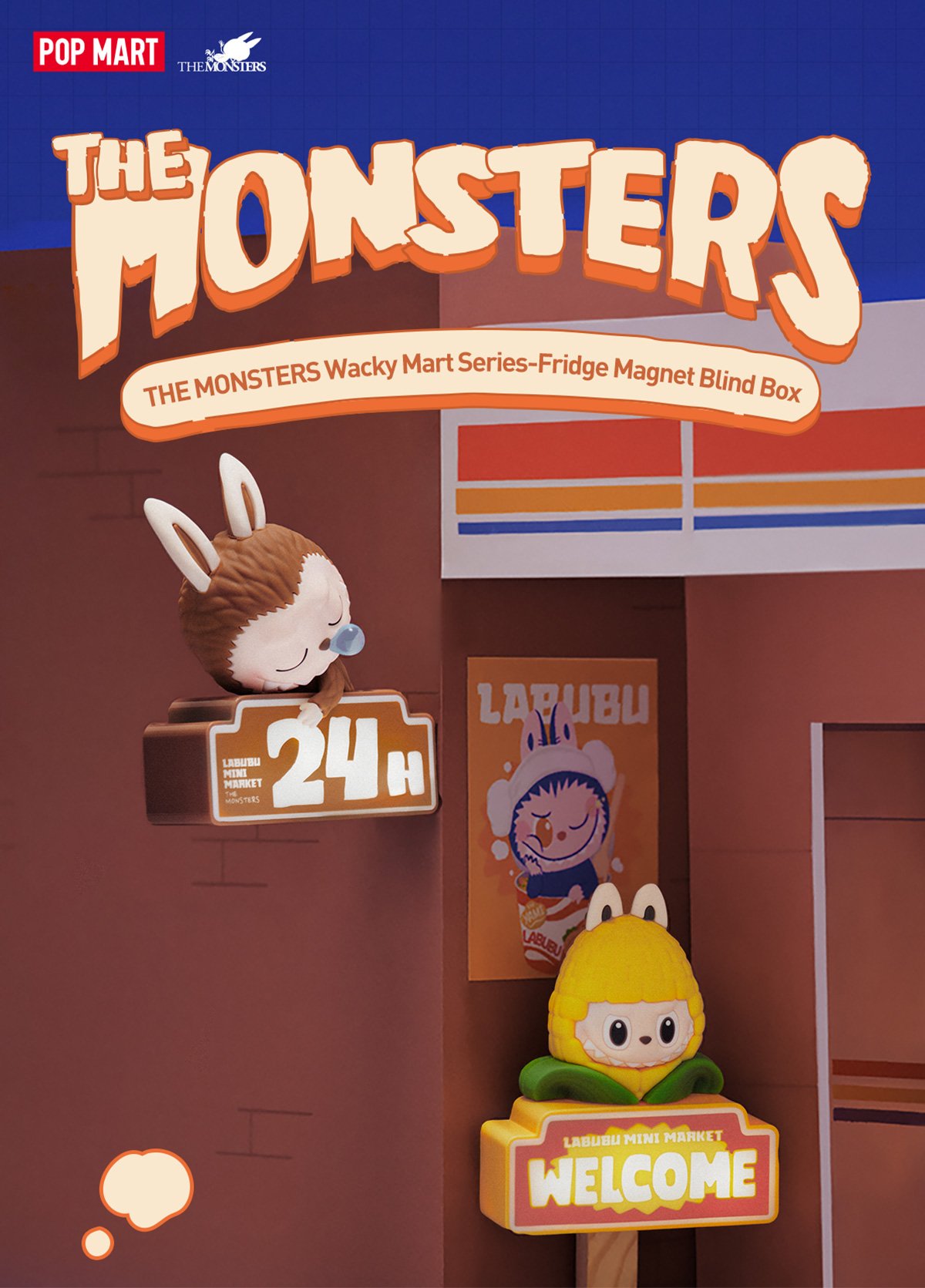 THE MONSTERS Wacky Mart Series-Fridge Magnet Blind Box - POP MART