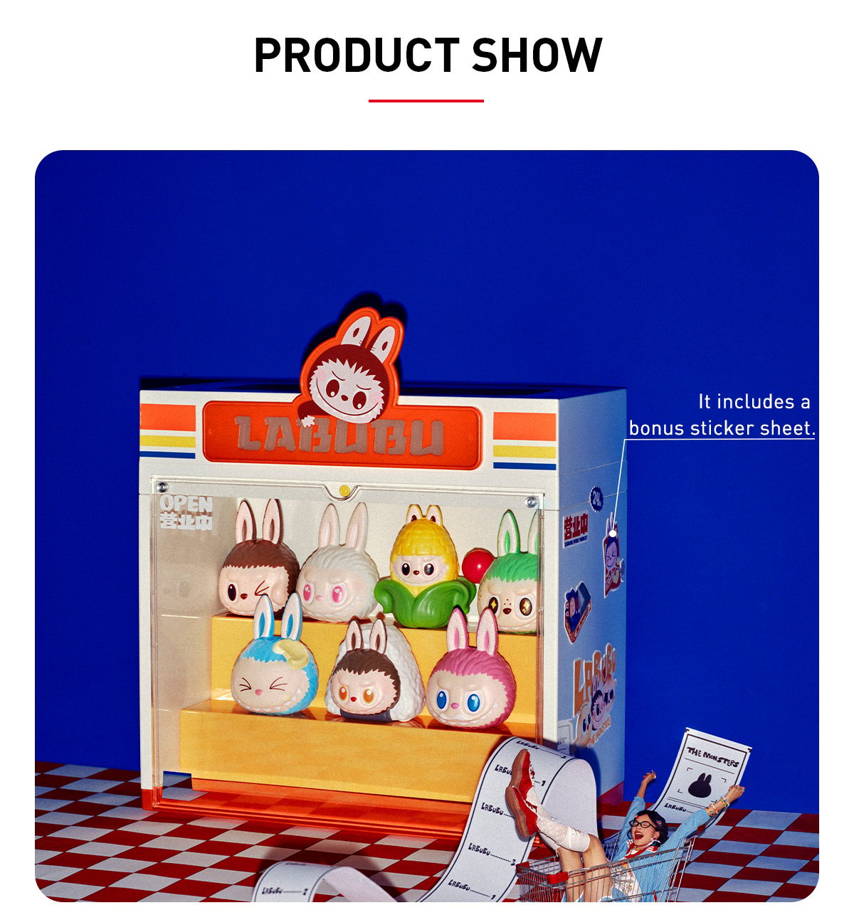 THE MONSTERS Wacky Mart Series-Display Container | POP MART Official