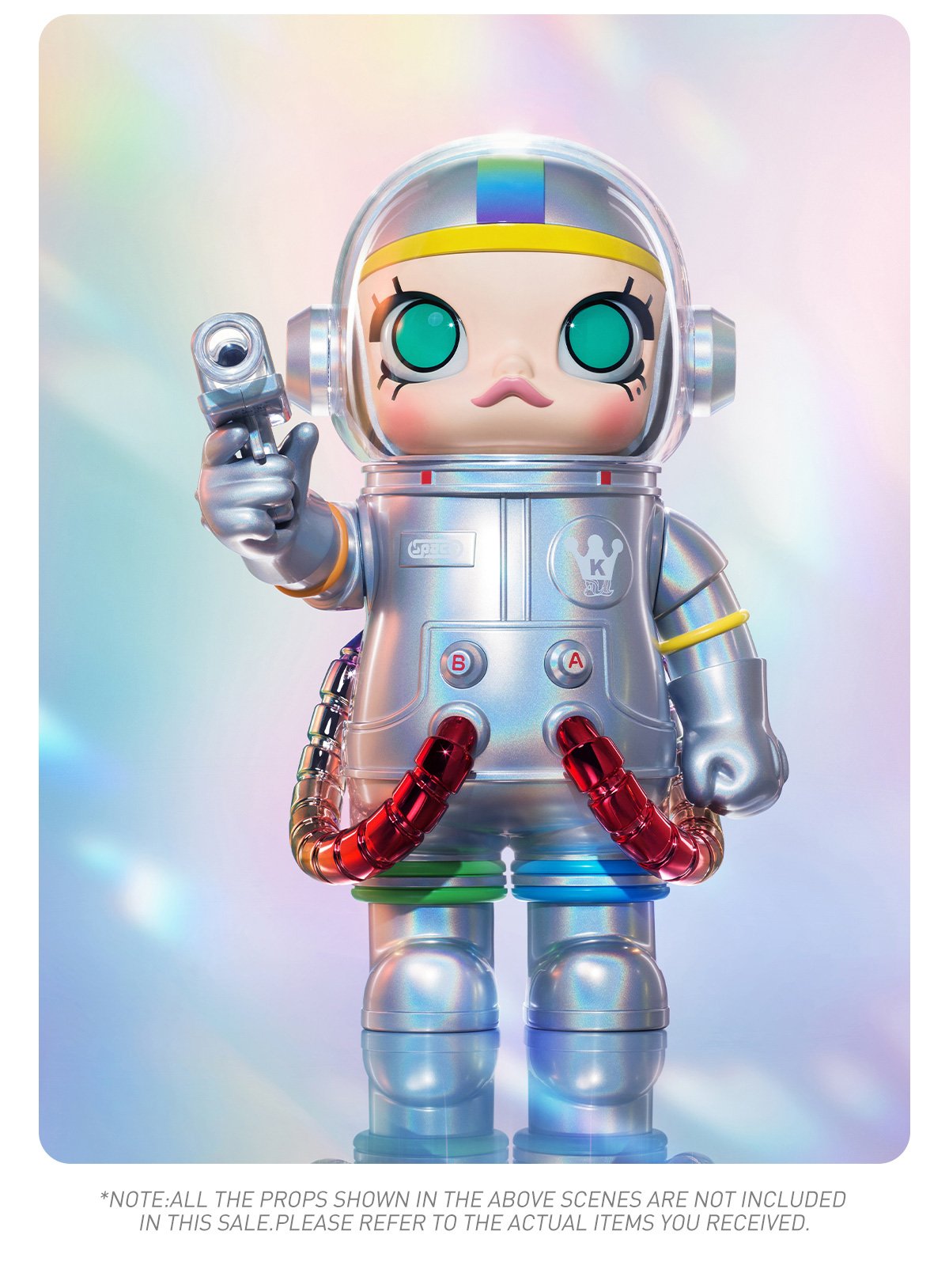 MEGA SPACE MOLLY 400% Rainbow 2.0 - POP MART Official