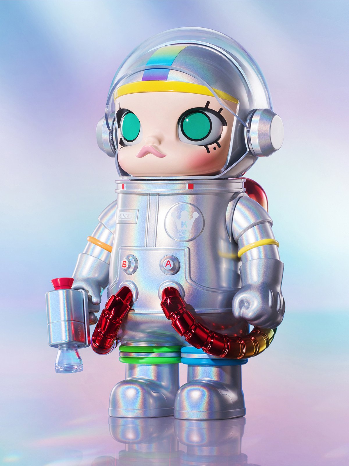 MEGA SPACE MOLLY 400% Rainbow 2.0 - POP MART Official