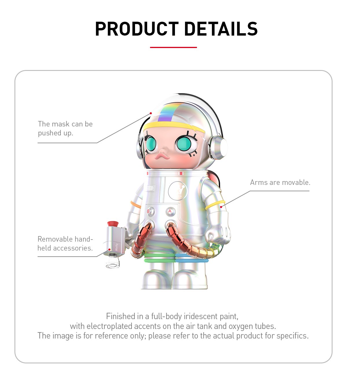MEGA SPACE MOLLY 400% Rainbow 2.0 - POP MART Official