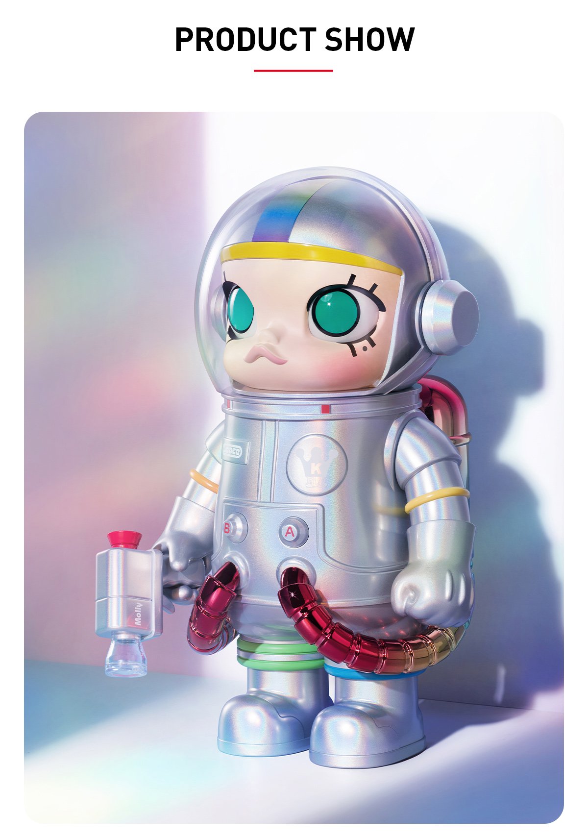 MEGA SPACE MOLLY 400% Rainbow 2.0 - POP MART Official