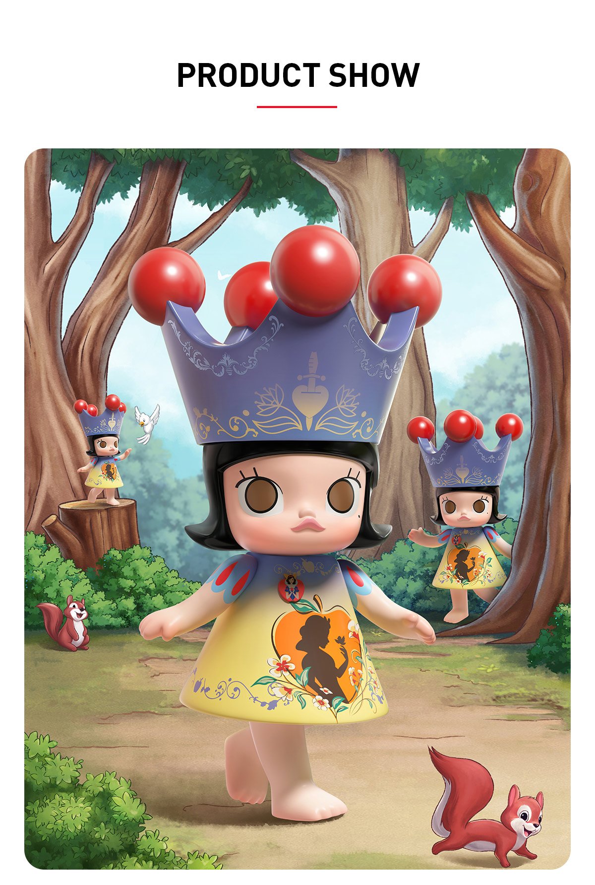 MEGA ROYAL MOLLY 400% Snow White - POP MART Official