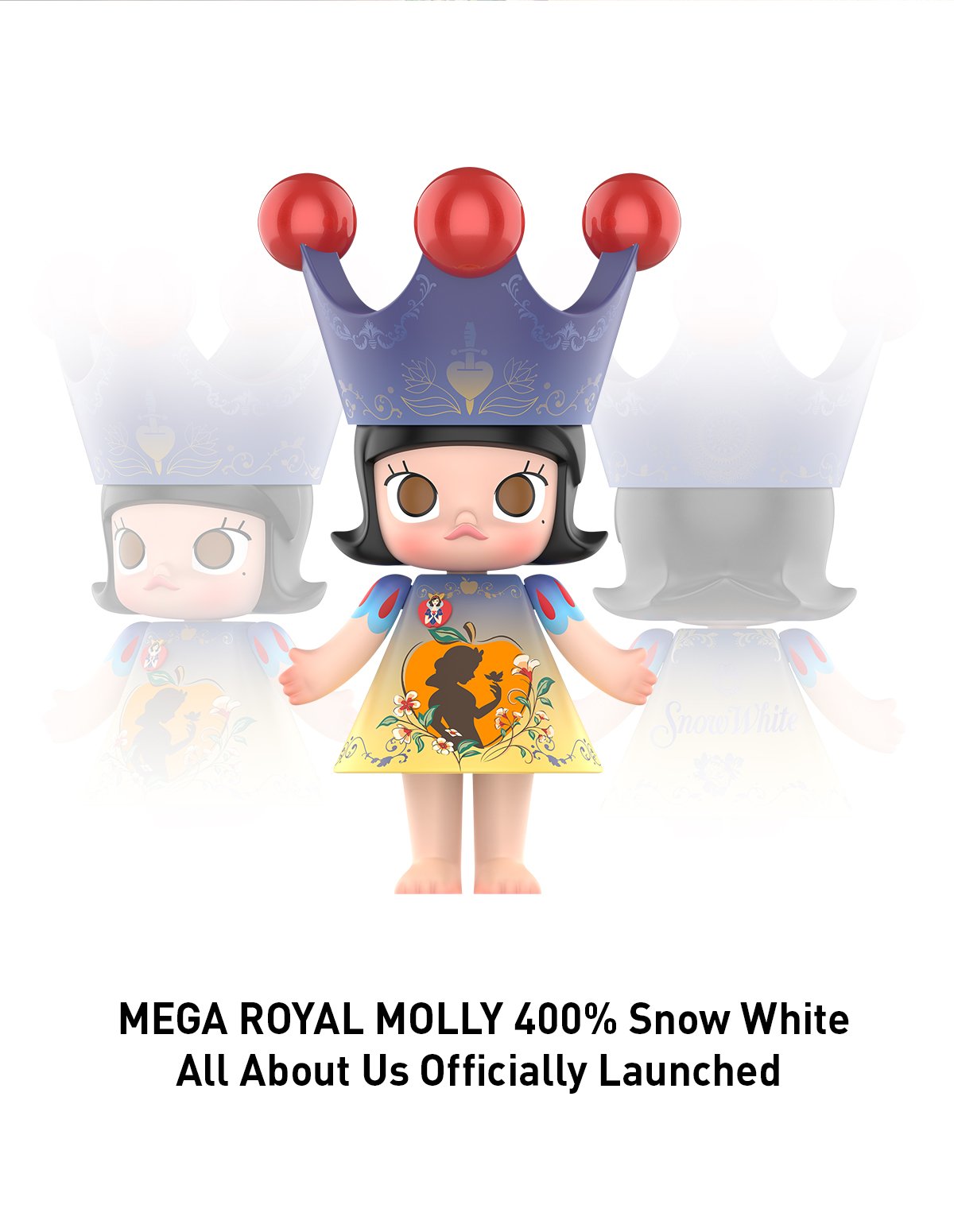 MEGA ROYAL MOLLY 400% Snow White - POP MART Official