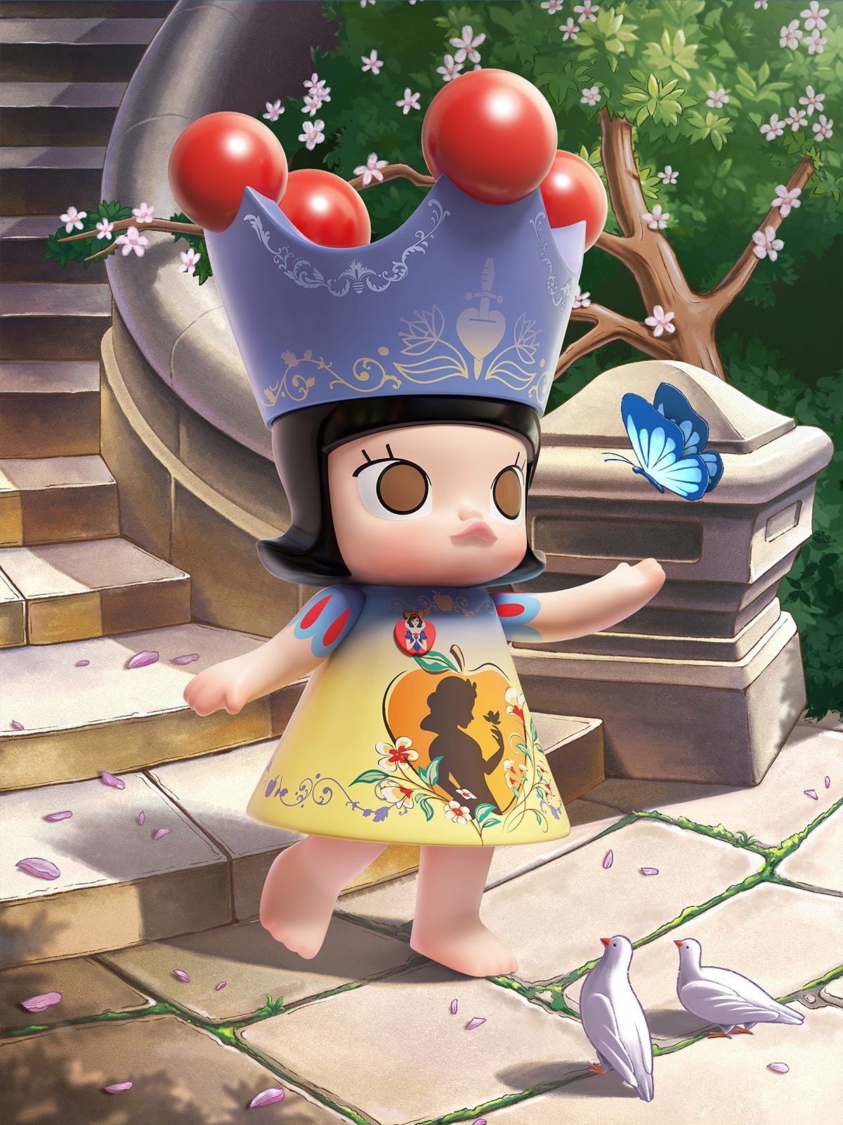 マ*ー様 值下[POP MART] MEGA ロイヤル 白雪姫 MOLLY 40 MEGA ROYAL MOLLY 400% Snow White - POP MART Official