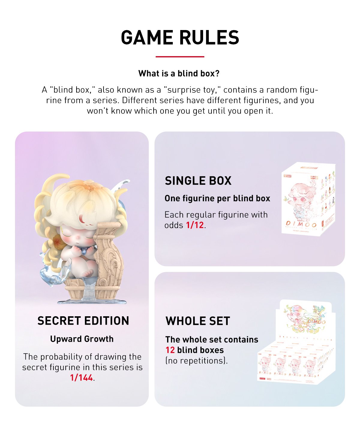 DIMOO Shapes in Nature Series Figures - POP MART Official
