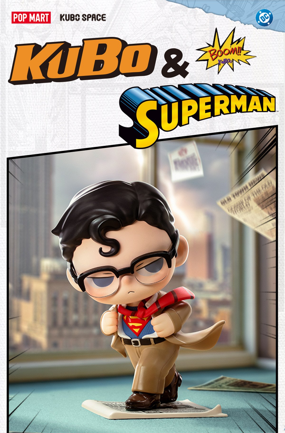 Superman KUBO Figurine | POP MART Official