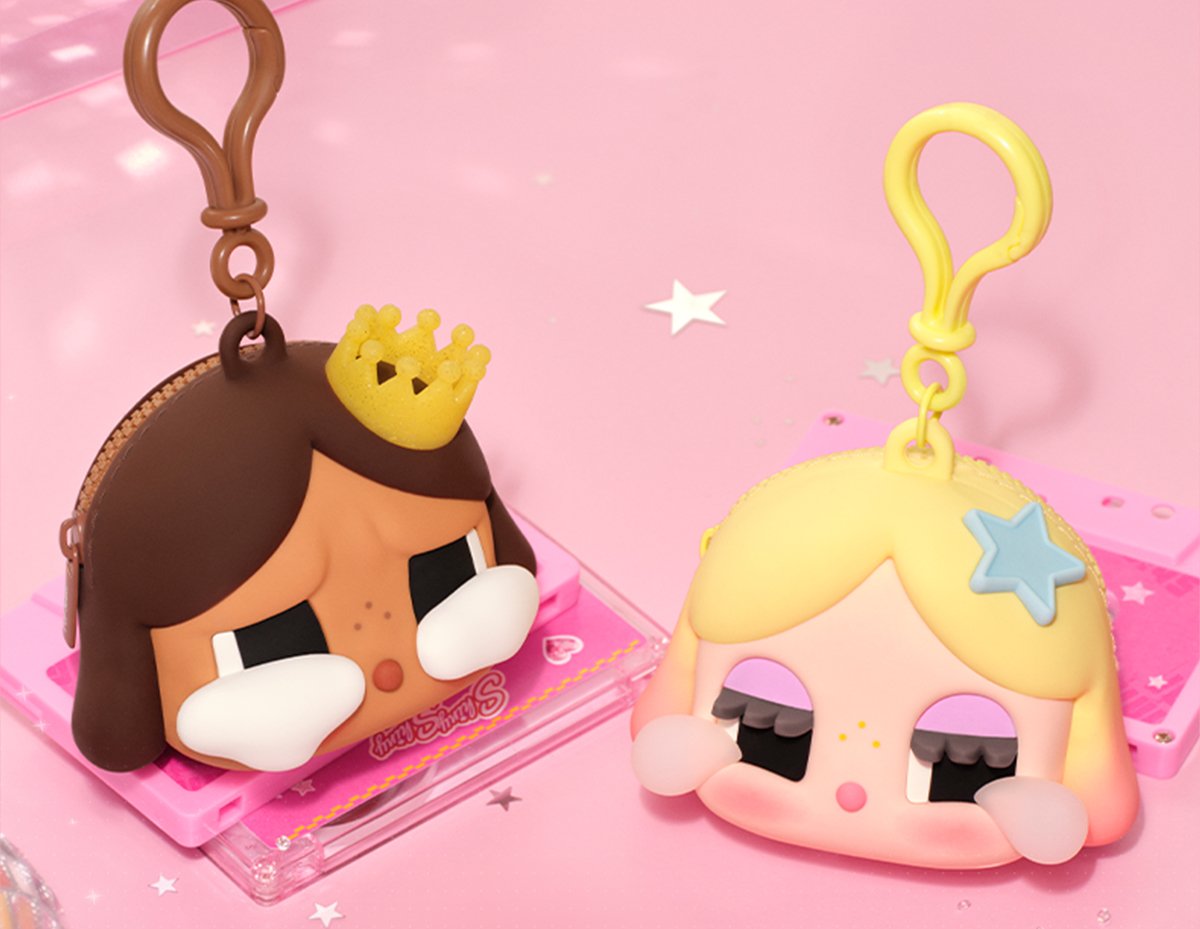 CRYBABY SHINY SHINY Series-Earphone Case (Gold) - POP MART Official